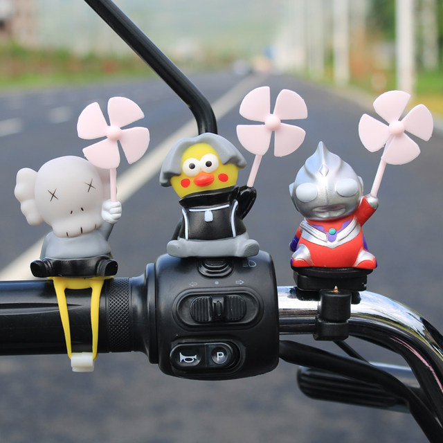 Electric vehicle decoration accessories Ultraman violent bear chicken ...