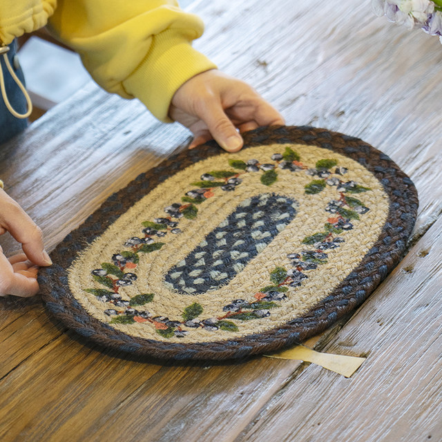 Dining table mat coffee cup mat anti scalding insulated dinner plate