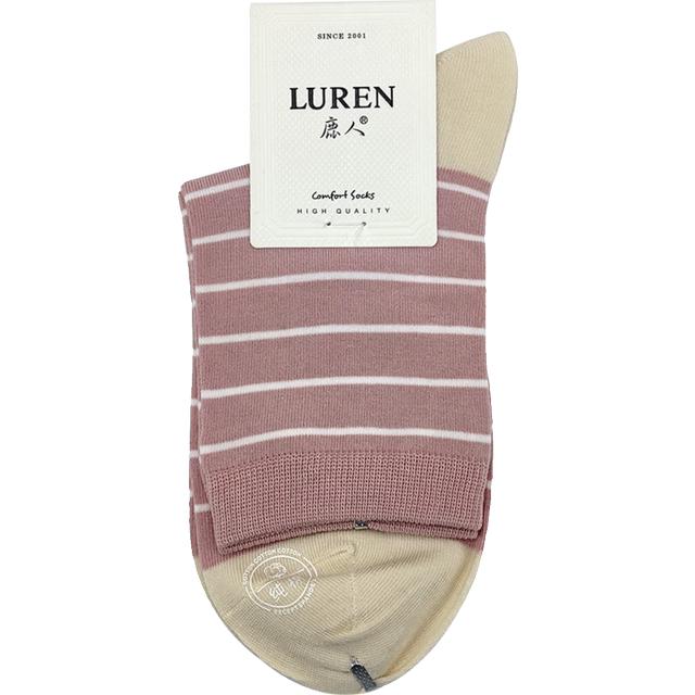 Deermen Socks Women's Spring and Autumn Thin Mid-Tube Pure Cotton Socks ...