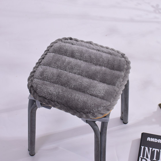 
Children's chair cushion kindergarten small round stool cushion square stool plastic stool cushion non-slip butt cushion plush winter