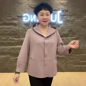 
High quality! Air cotton casual short mother jacket