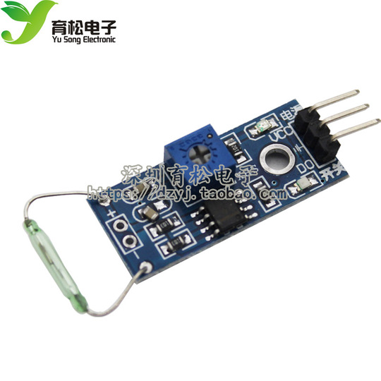 Magnetic Reed Switch Sensor Module - High Sensitivity Magnetron Switch