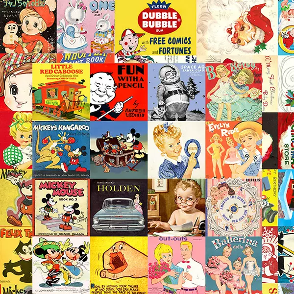 M复古怀旧日本昭和60年代漫画广告年代贴纸贴画可爱卡通房间装饰