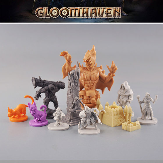 Authentic Bulk Dragon and Dungeon Board Game Yougang Mystery City Lion Man Jaw Running Team Chess Character Model
