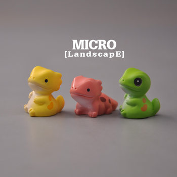 
Bored gecko lizard reptile cute little animal model micro landscape DIY scene accessories