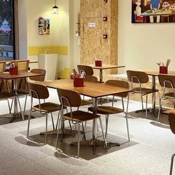 Internet-Famous Coffee and Milk Tea Shop Table and Chair Set, Vintage Dessert Shop, Marine-Themed Restaurant, Commercial Table, Dining Table