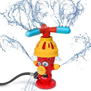 
Garden watering artifact, outdoor water pipe spray, fire rotating sprinkler, bathing, playing, baby bathroom, water toy
