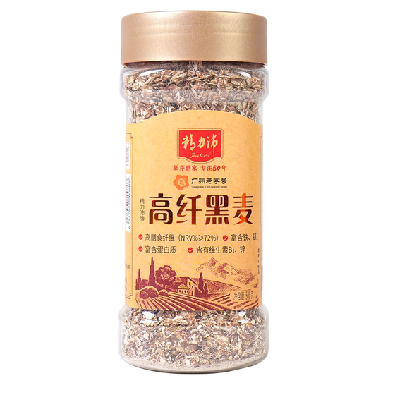 
Energetic high-fiber rye flakes low-fat pure oatmeal original multigrain quick-cooking whole grain non-oats 500g
