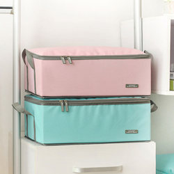 Storage Box for Home Use, Fabric Clothes Organizer, Oxford Cloth Wardrobe, Foldable Clothing Storage Box, Moving Essential