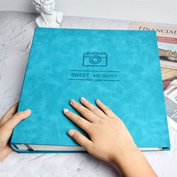 Photo Album DIY Handmade Self-Adhesive Laminated Photo Album Large-Capacity Photo Collection for Making Couple and Family Memory Albums 6inch