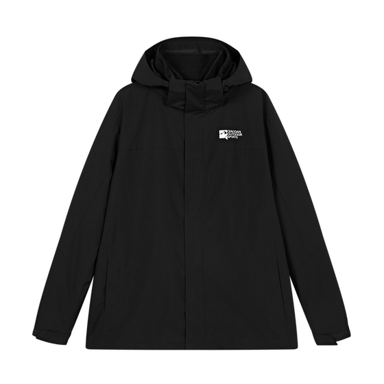 
Jordan Outdoor Three-in-One Windbreaker Men's 2025 Winter New Warm Windproof Charge Jacket Water-Repellent Mountaineering
