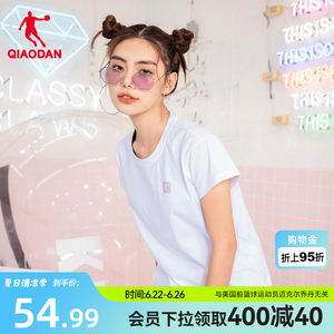 Jordan short-sleeved T-shirt for women 2026 summer new round neck casual tops for women sports breathable short t loose cotton t
