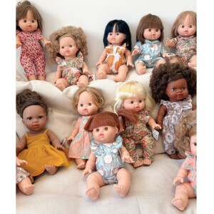 
Authentic French minikane simulated cute soothing sleeping doll children's doll doll matching clothes