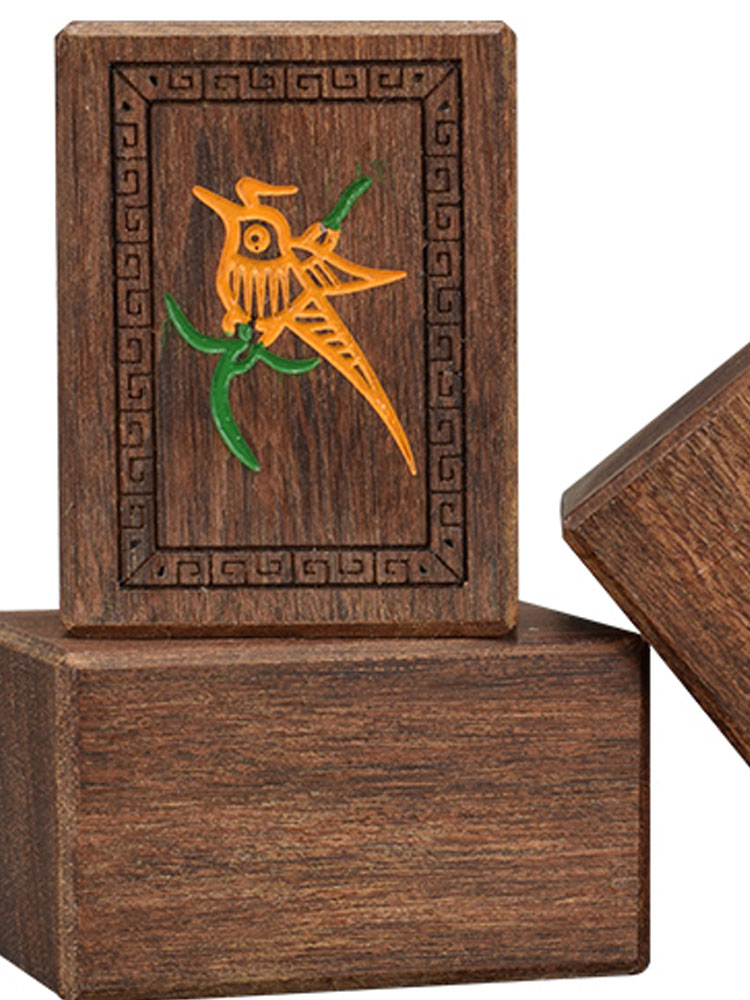 御圣 大号牛角木手搓麻将牌礼盒