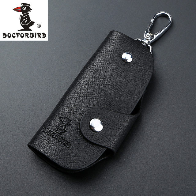 Car key bag male universal leather simplicity large capacity key buckle waist hanging cowhide multi -function men's practical tide