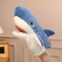 Cute Little Shark Plush Toy That Can Open Its Mouth, Hand Puppet, Glove Plush Toy, Doll for Storytelling, Children's Gift