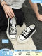Zhuosini low top sponge cake thick-soled canvas shoes for women 2025 spring and summer new women's shoes sports shoes casual shoes