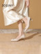 Zhuo Shini's shallow mouth single shoes 2025 spring new pointed high heels bride wedding shoes Hexiu wedding dress two wear
