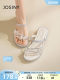 ZhuoSini French beautiful sandals for women's shoes 2025 summer new style outside with bow rhinestone sandals for women