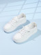 ZhuoSini white shoes for women's hot spring and summer 2025 new versatile casual flat sole soft sole shoes for women
