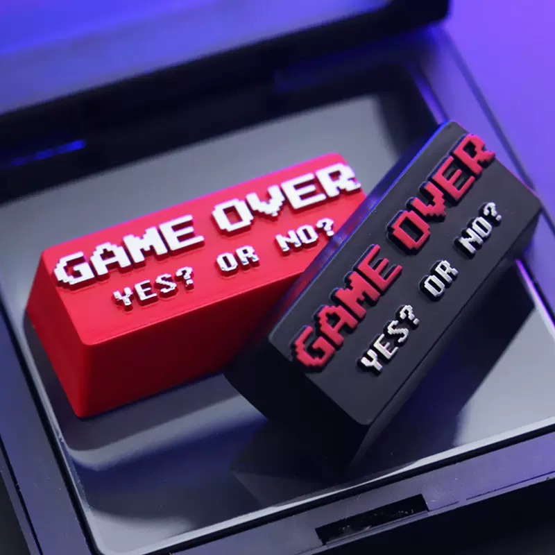 鍵石客製化浮雕鋅鋁合金機械鍵盤迴車金屬鍵帽