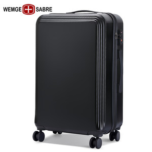 
Swiss Army Knife Business Large Capacity Luggage Trolley Case Women's Sturdy and Durable PC 20-Inch Boarding Suitcase Universal Wheel