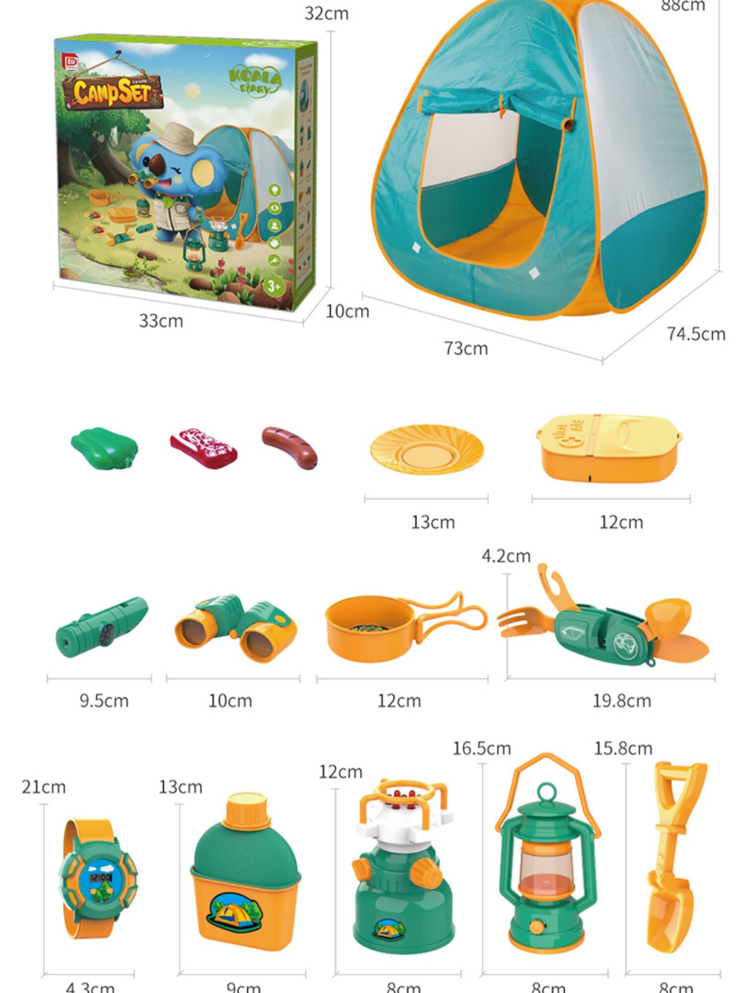 Insect Observation Kit - Magnifying Glass & Catching Net for Kids