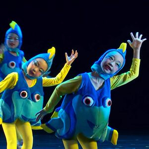 
Xiao He style Coral Paradise toddler dance costume children's Dolly marine animal performance costume small fish dance costume