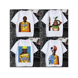 Funny Kobe Bryant Expression-Resistant T-Shirt with a Cool Design, Short-Sleeved for Men and Women, Student Half-Sleeve Base Shirt, Summer Trendy T-Shirt