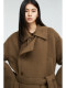 MRS Studios wool LM style design loose double-breasted long/short coat jacket