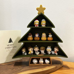 Anmei Original Christmas Tree Festival Figurine Cute DIY Storage Box Display Stand 3D Printed Dollhouse Scene Decoration