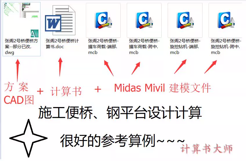 施工平台钢结构midas Civi L计算实例钢栈桥计算书结构检算