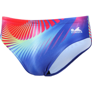 Yingfa swimming trunks Men's professional training racing 2024 new adult children swimming equipment competitive triangular swimming trunks
