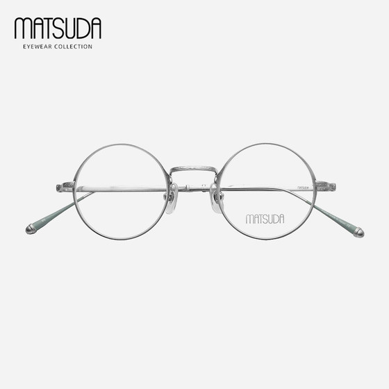 
Japan MATSUDA Matsuda glasses frame men's pure titanium ultra-light retro small frame height number handmade glasses frame M3049