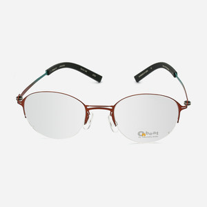 Japanese onbeat glasses frame men and women style pure titanium ultra -light half -frame retro myopia frame small facial glasses frame D006