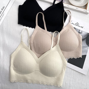 Gufei 1125 cloud-sensing jacquard thin shoulder straps without steel ring bra skin-friendly and comfortable thin style fixed cup beautiful back lingerie for women