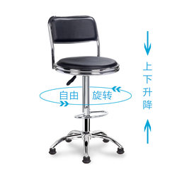 Height-Adjustable Chair, High Stool, Kitchen Cashier Bar Counter, Front Desk, Cooking, Hairdressing, Vegetable Selling, Ultra-High Household Lift and Swivel Chair