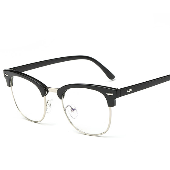 
Brand eye anti-blue light anti-glass frame mobile phone computer glasses men and women big face glasses frames can be equipped with myopia