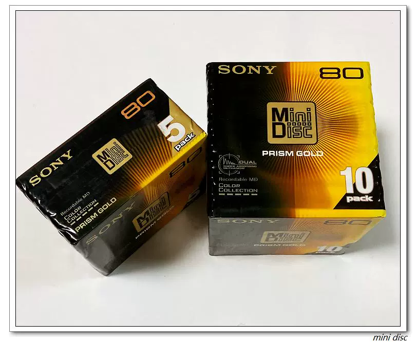 MD碟金碟整包5张/10张全新Sony/索尼未拆未用MD空白碟特选-Taobao