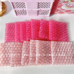 Pink Heart Bubble Bag Bubble Wrap Bubble Envelope Small Card Holder Gift Packaging Bag Shockproof Waterproof Guka People