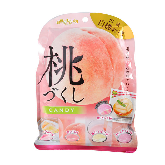 Japan imported snacks fan sparrow 5 kinds of white peach juice sandwich ...