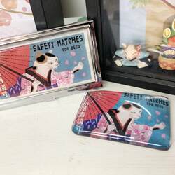 Zakka Japanese Style New Retro Alloy Business Card Holder Storage Box