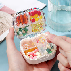 Small Medicine Box, Portable, Mini, Three Meals a Day, Sealed, Moisture-Proof, Seven Days a Week, Portable Medicine Packaging and Storage Box
