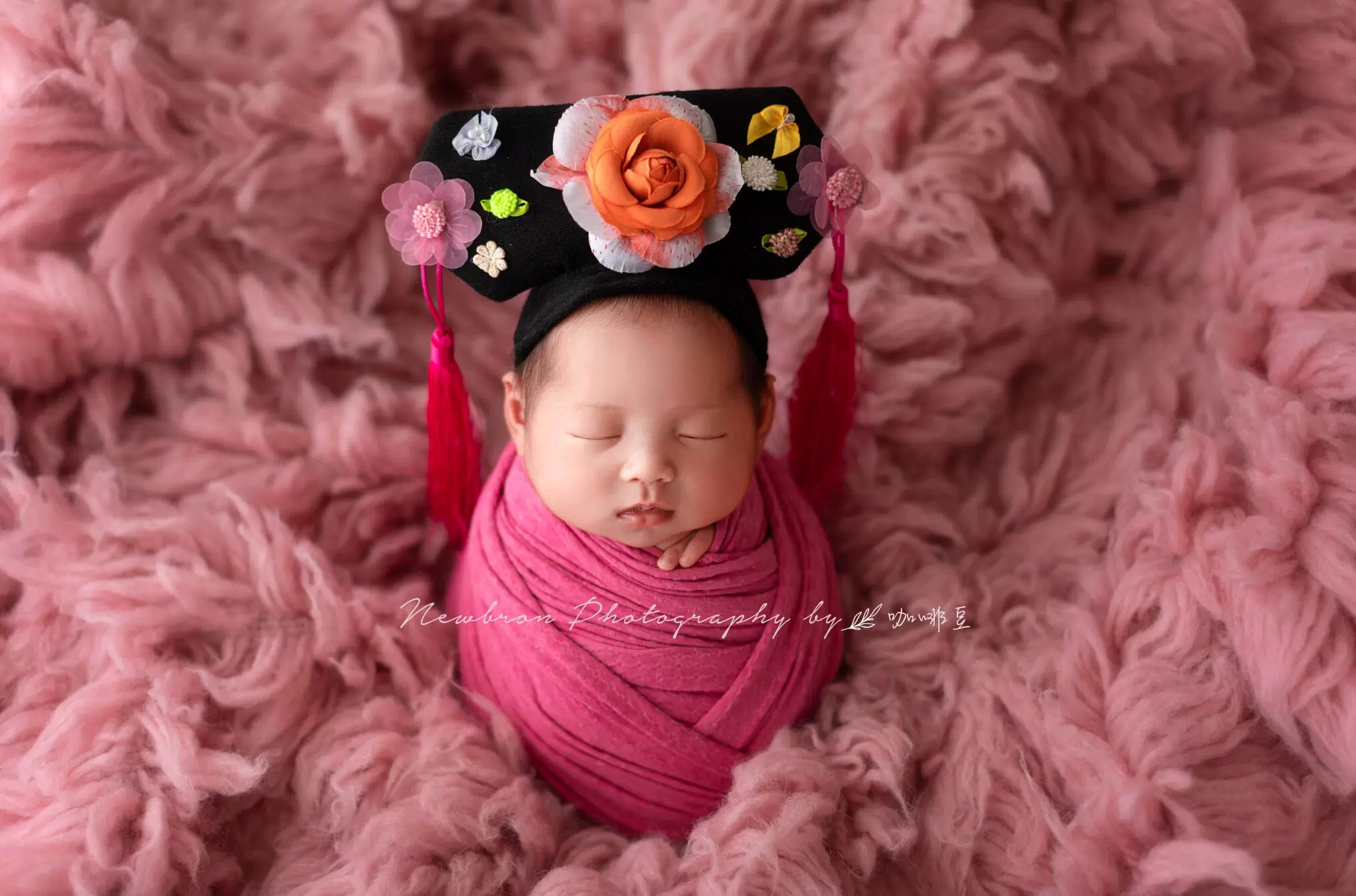 新款儿童摄影服装新生儿婴儿DIY拍照主题宝宝古装格格服装道具照, image size:2028x1340