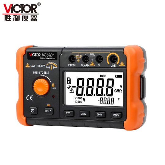 新品 UNI-T デジタルメガー 絶縁テスター 絶縁抵抗計 LCDバックライト