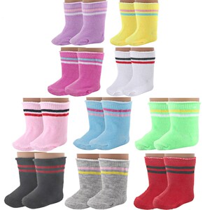 
18-inch American girl doll socks 40 cm 50 cm simulated doll socks toys multi-color