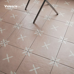 Retro-Style Cherry Blossom Pink Bathroom Tiles 300 Kitchen Balcony Floor Tiles Homestay Restaurant Antique Ceramic Tiles