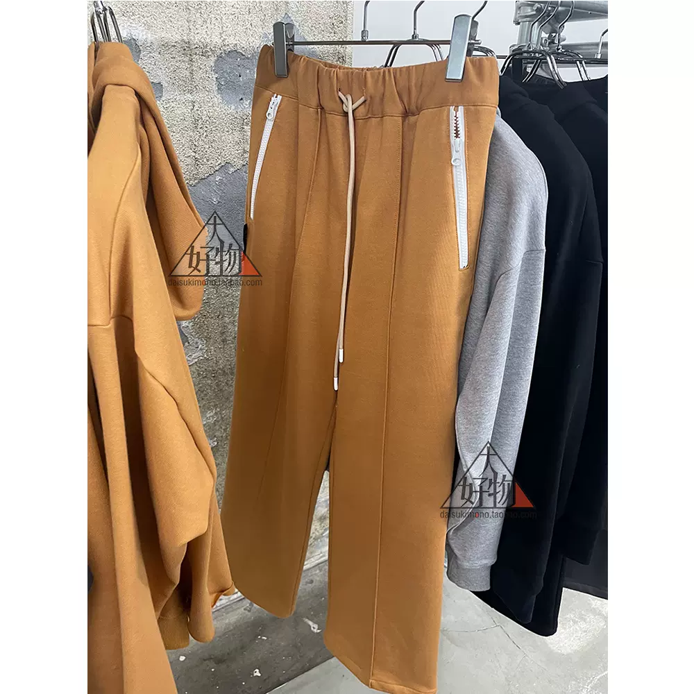 日本代购soduk tag easy trousers 系带休闲裤女-Taobao