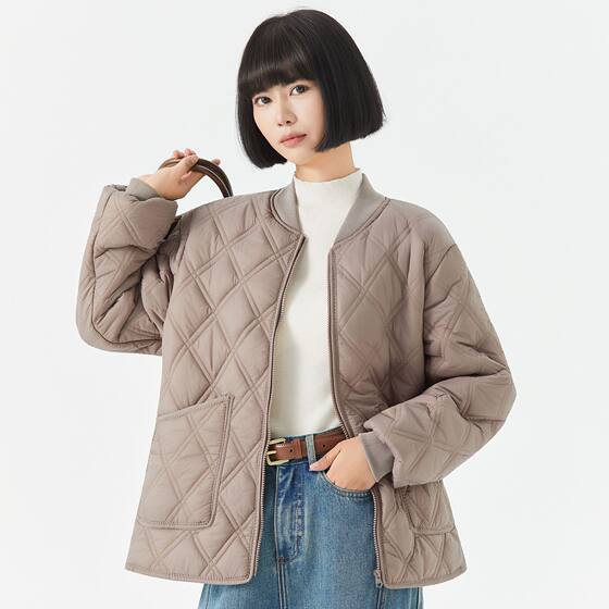 
Women's winter warm long-sleeved cotton liner women's home couple men's and women's cotton coats with velvet threaded collar 2603