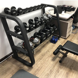 Xuan Ge Steel Dumbbell Rack for Home Use, 6 Pairs Dumbbell Rack, Commercial Dumbbell Rack, 6 Pairs Gym Small Dumbbell Rack